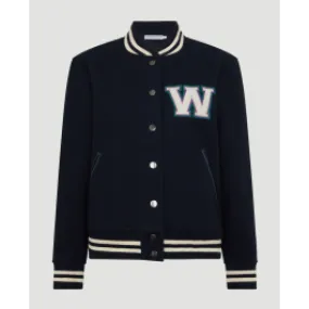 Womens Varsity Jacket - Navy