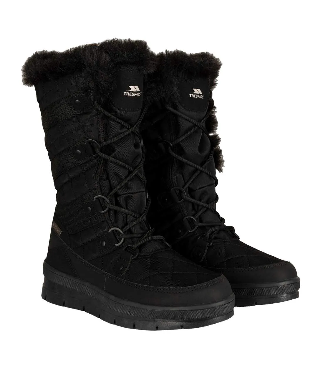 Womens/ladies evelyn snow boots black Trespass