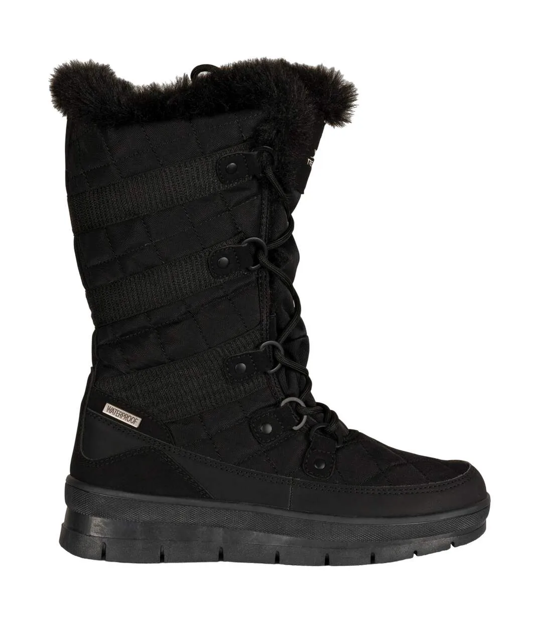 Womens/ladies evelyn snow boots black Trespass