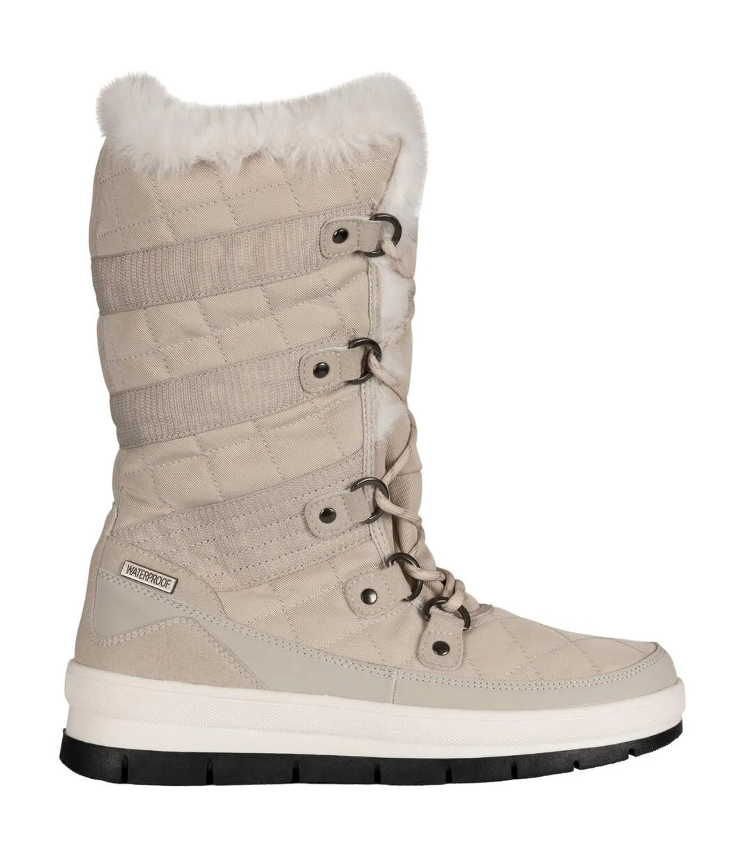 Womens/ladies evelyn snow boots stone Trespass