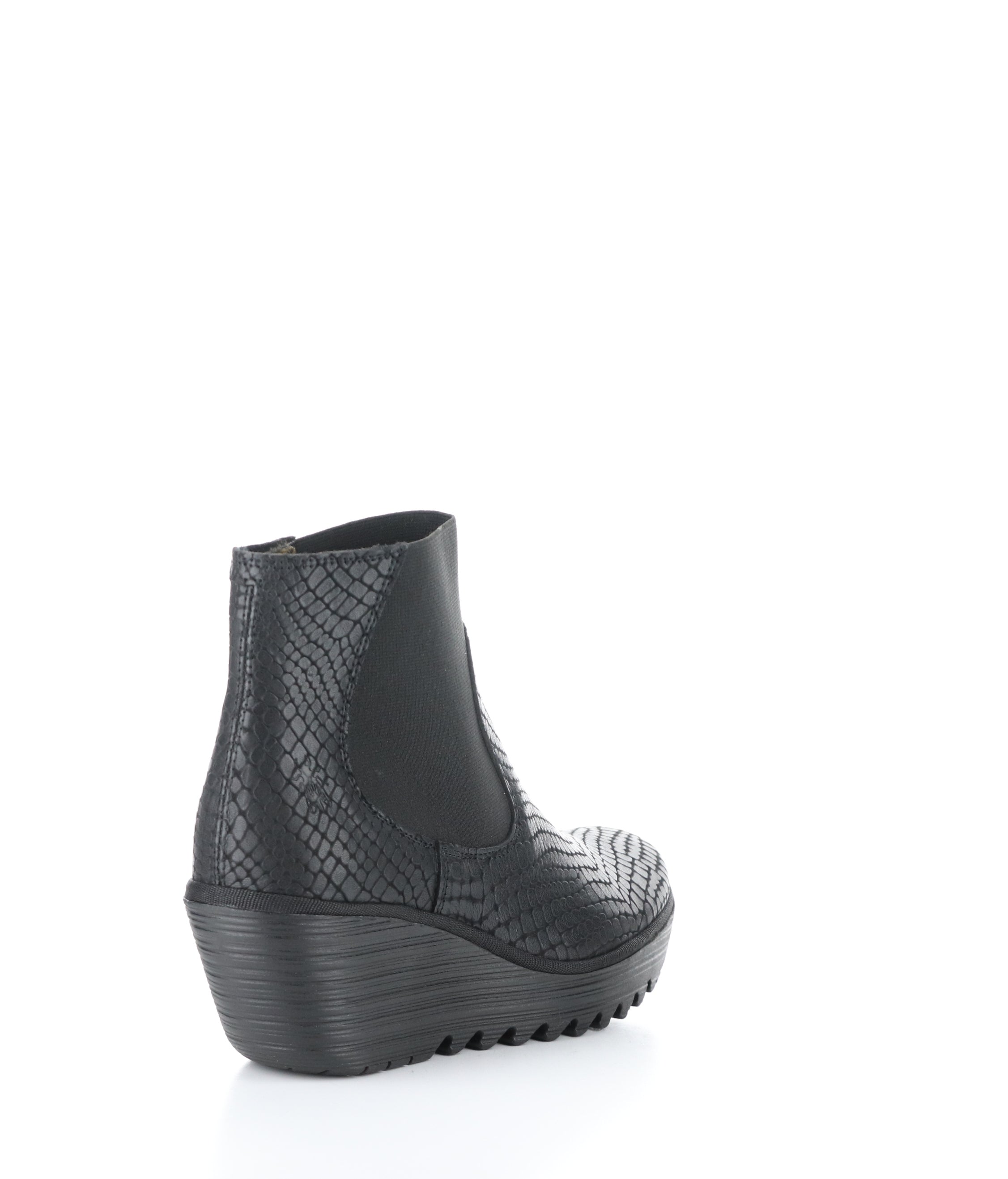 YADE398FLY 005 BLACK Elasticated Boots